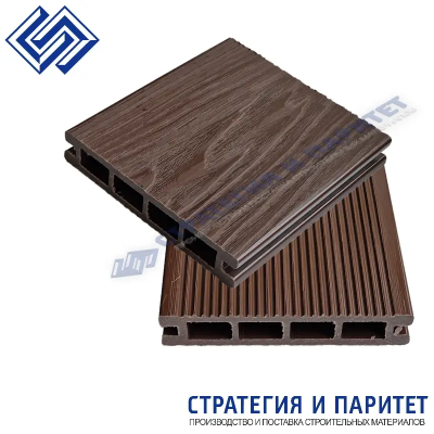 Террасная доска МПК 3000x140x25 ШОКОЛАД