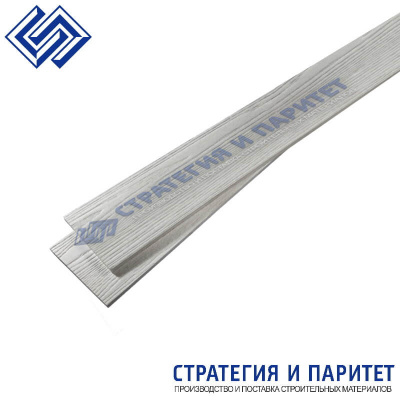 Фиброцементный сайдинг под дерево доска доборная 3000x100x8 мм БЕЛАЯ