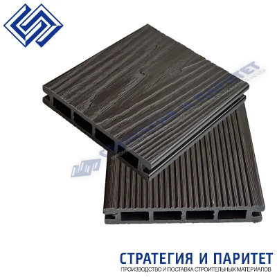 Террасная доска МПК 3000x140x25 КОФЕ