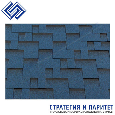 Гибкая черепица Roofshield Классик Модерн Синий