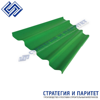 Шифер римский профиль Мох 1750x930x5,8 мм