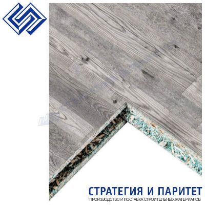 Плита ЛДСП QuickDeck Plus шпунтованная влагостойкая P5 Е1 1200х900х22 Бристоль